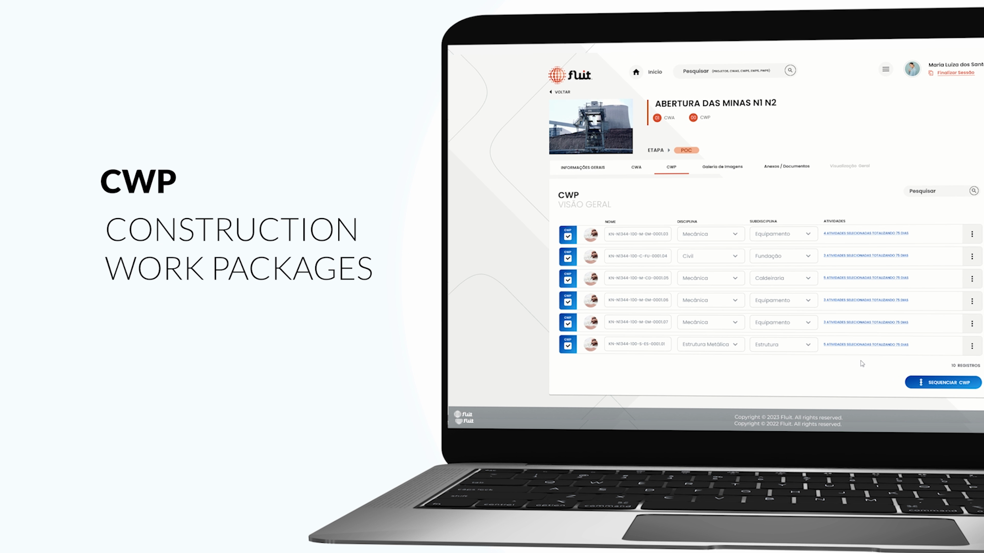 Fluit — construction work packages